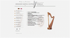 Desktop Screenshot of harfen-centrum-poralla.de